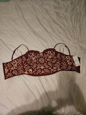 NWT Herencia Patrona Embroidered Corset Top Holiday Edition, Medium